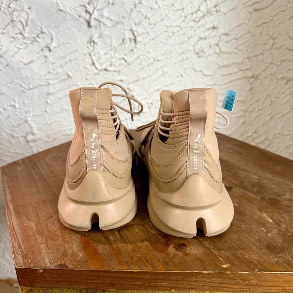 Fenty by Rhianna Puma Beige High-Top Women’s Sneakers - Picture 4 of 10